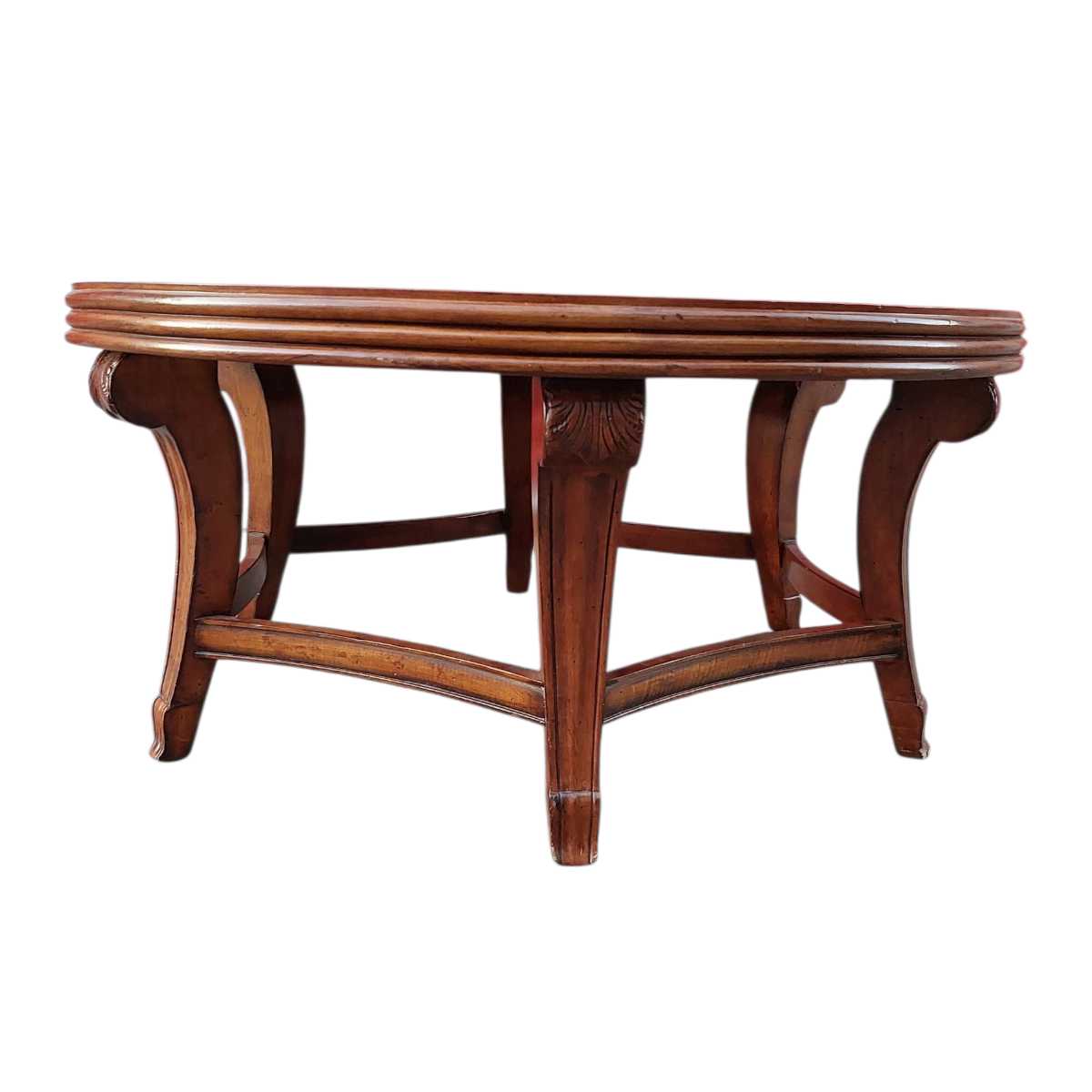 Round Burl Coffee Table