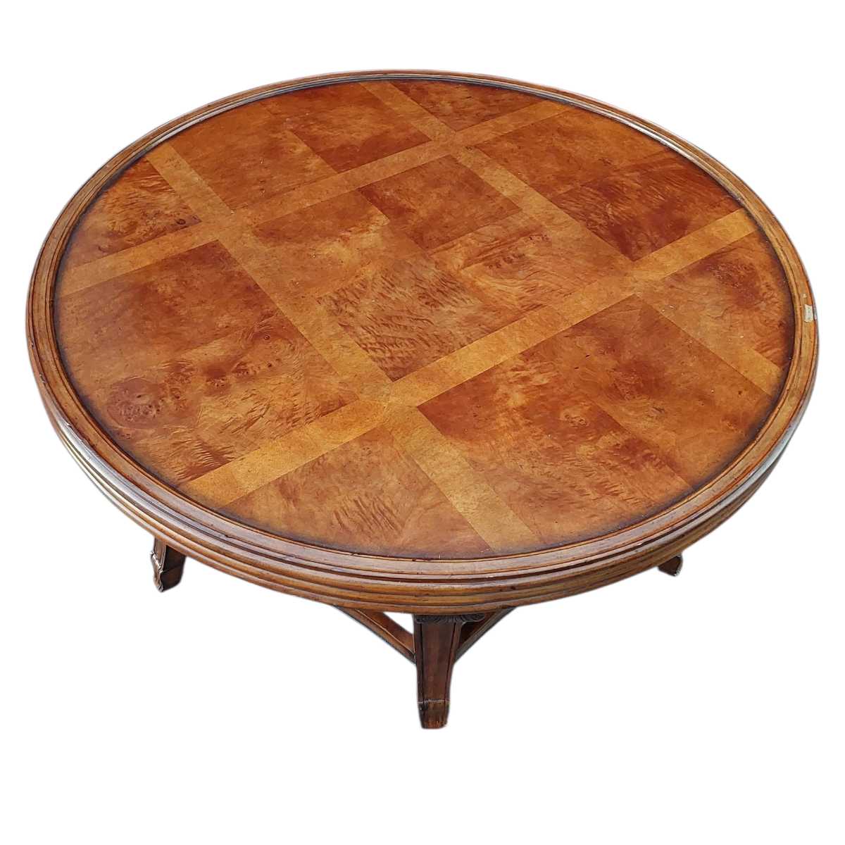 Round Burl Coffee Table