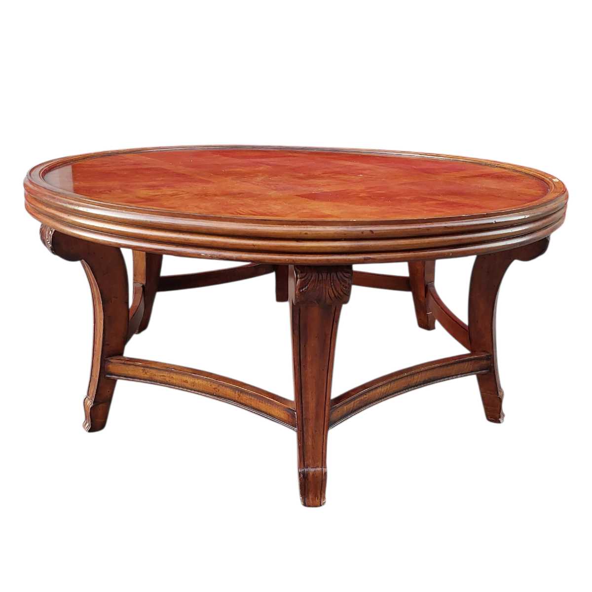 Round Burl Coffee Table