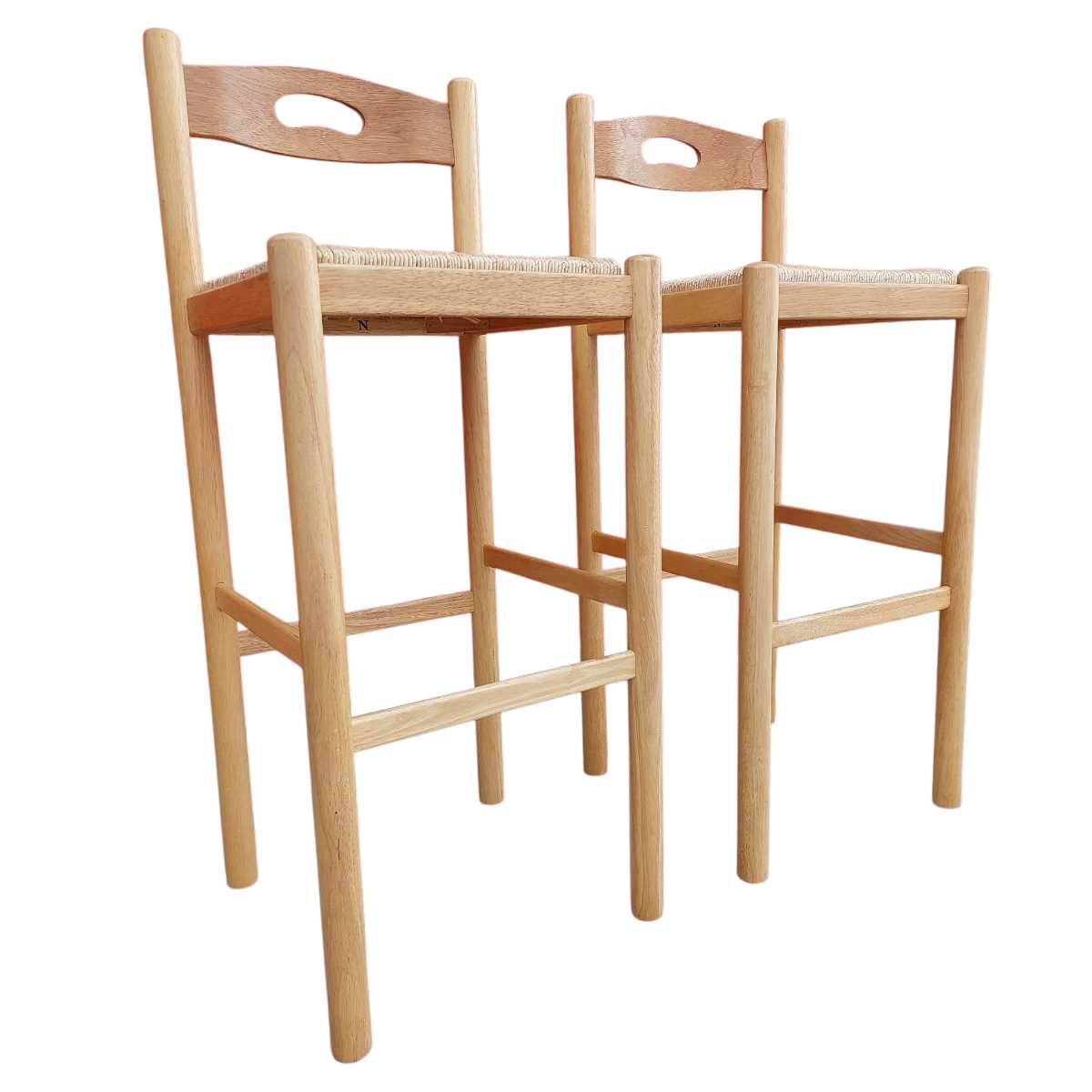Pair of Scandinavian Barstools