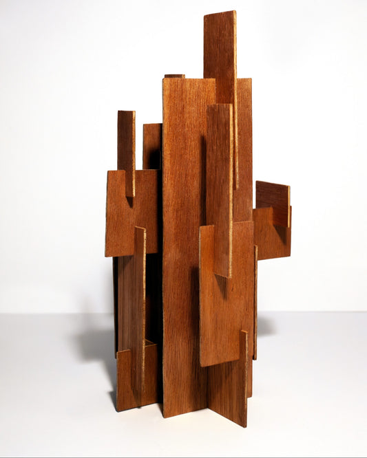 Mid Century Wood Art
