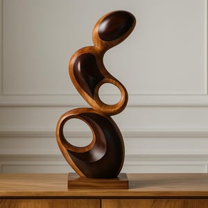 New Zealand Artist Wood Sculpture
