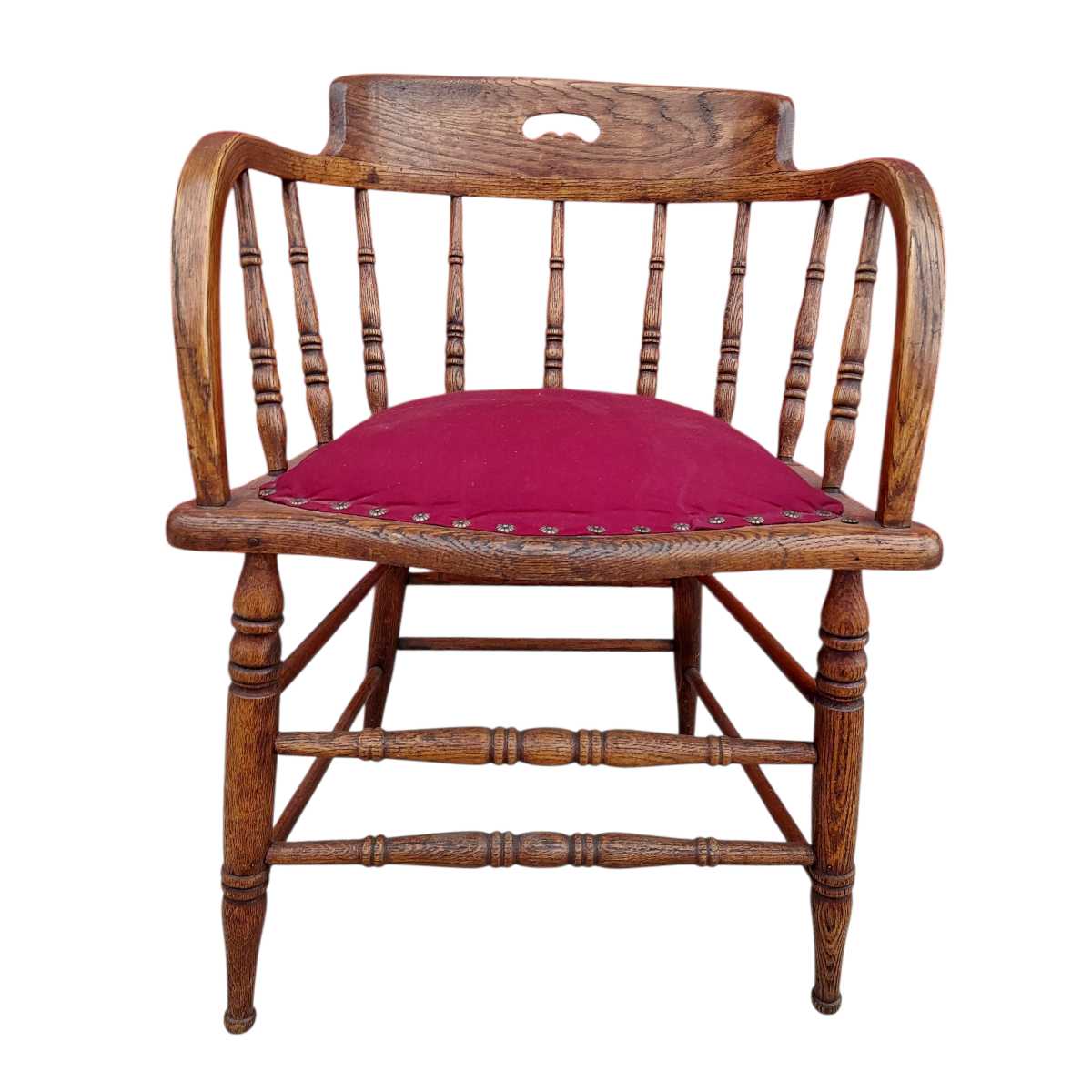 Antique colonial library chair