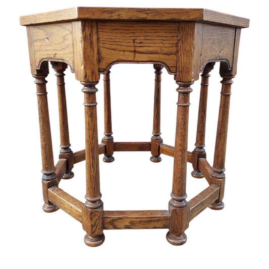 Vintage oak wood End Table