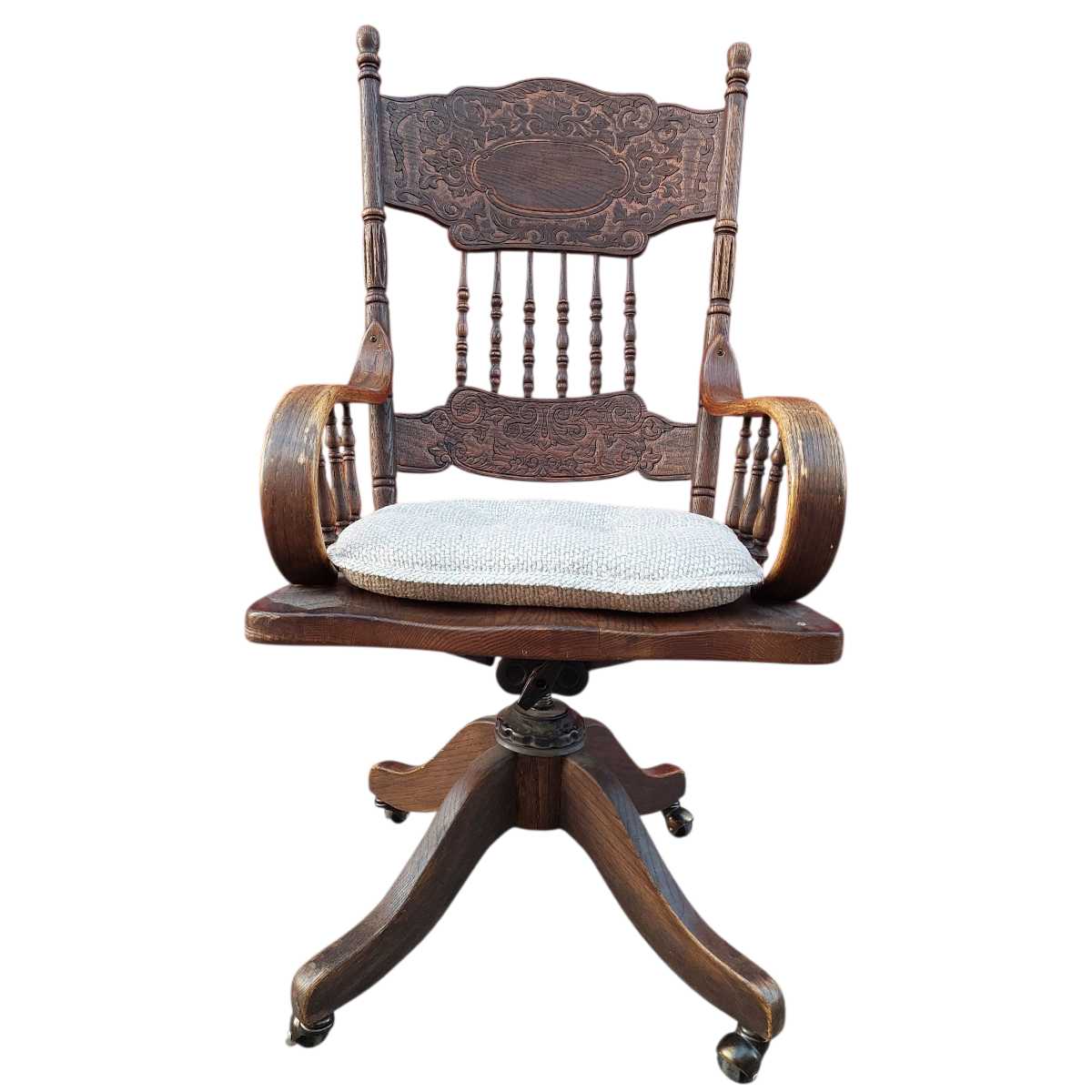 Antique colonial Executive office chairs