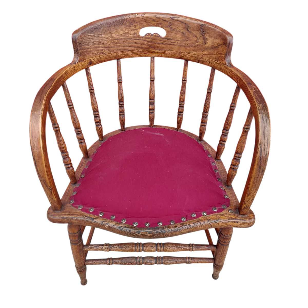 Antique colonial library chair